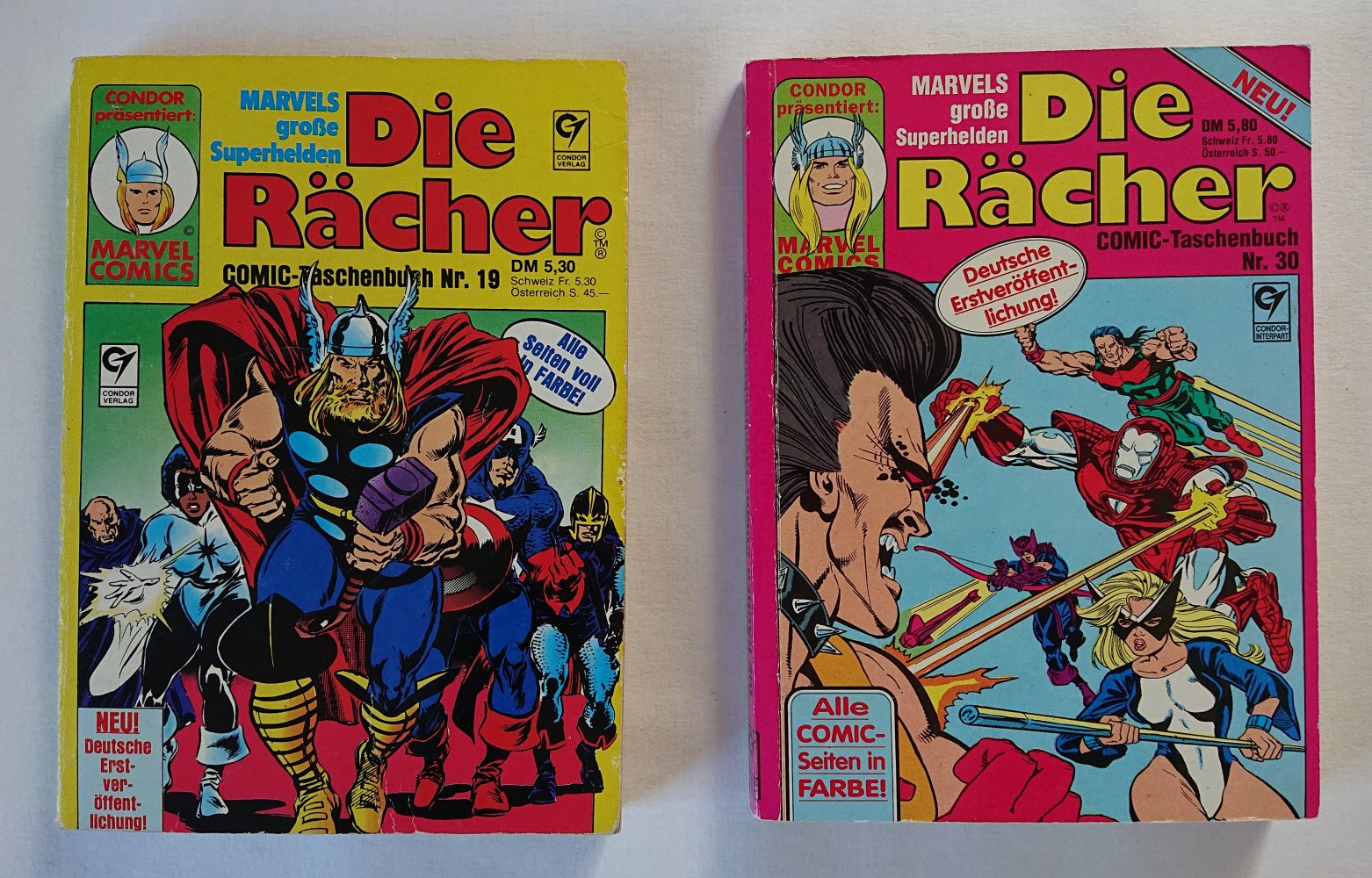 Marvel's Die Rächer - Comic-Taschenbuch Nr. 19 & Nr. 30