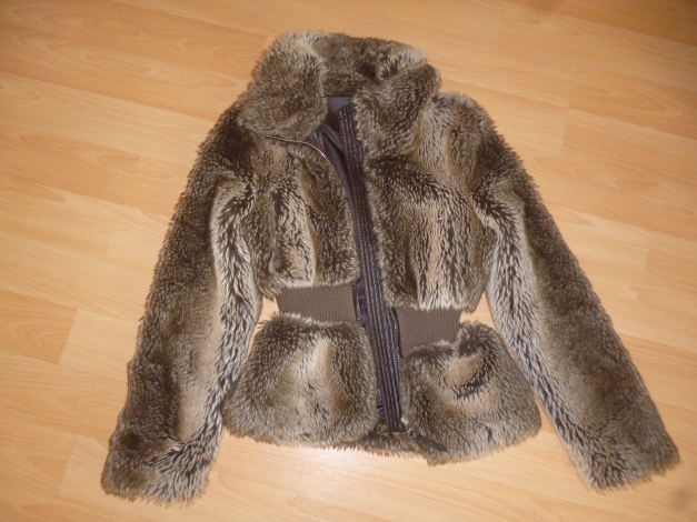 Miss Sixty ANICET - Winterjacke - Felljacke - braun Gr. S