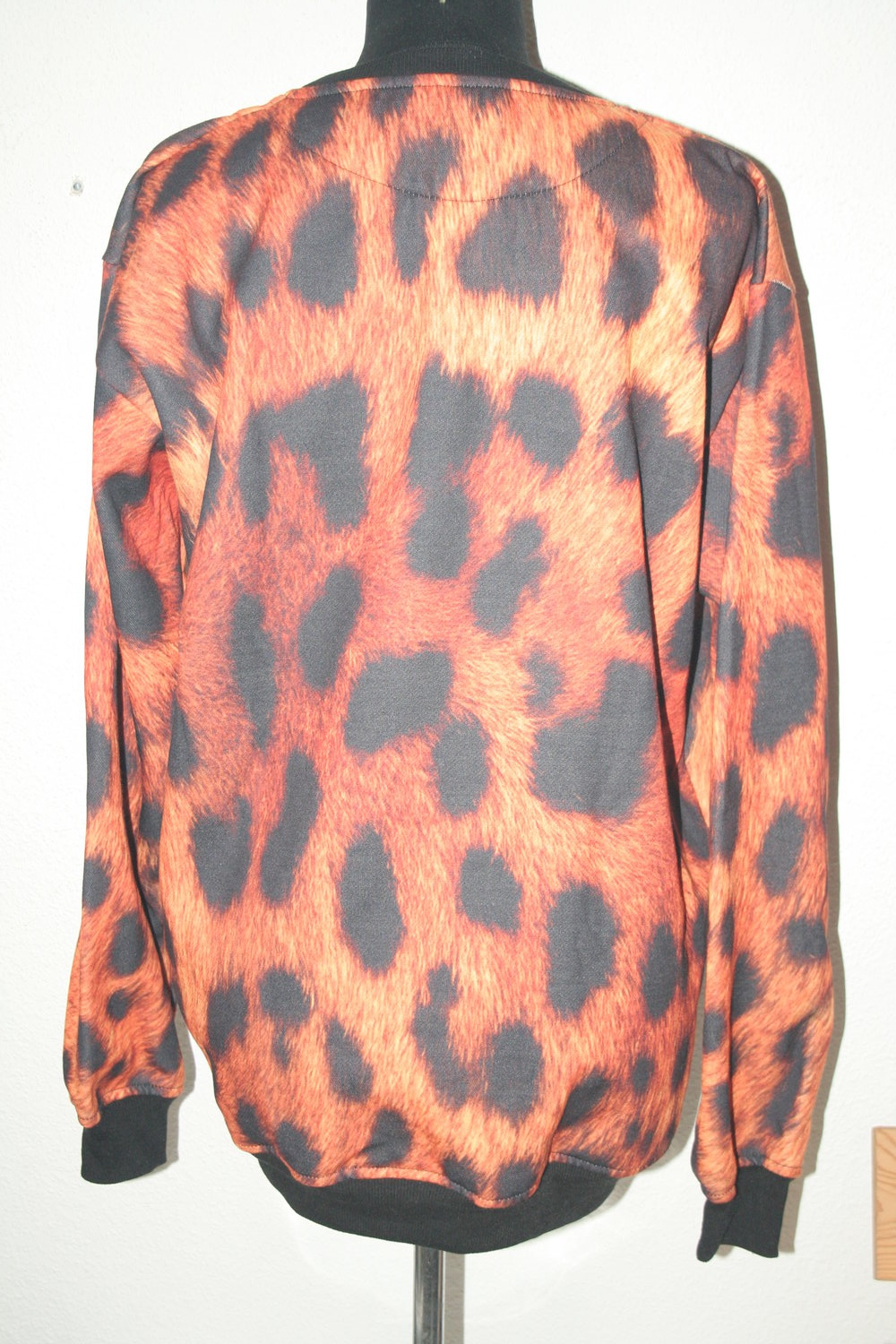 Leo Leopard Pullover Killstar Meow XL L