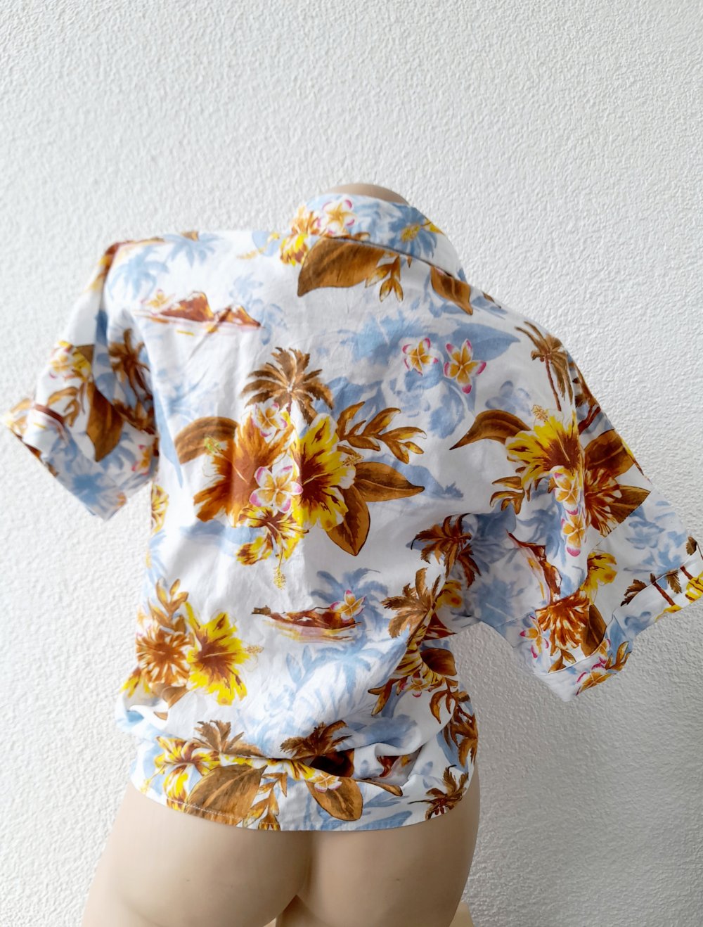 Zara Leinenhemd Hawaiihemd Gr. 36 S :: Kleiderkorb.at