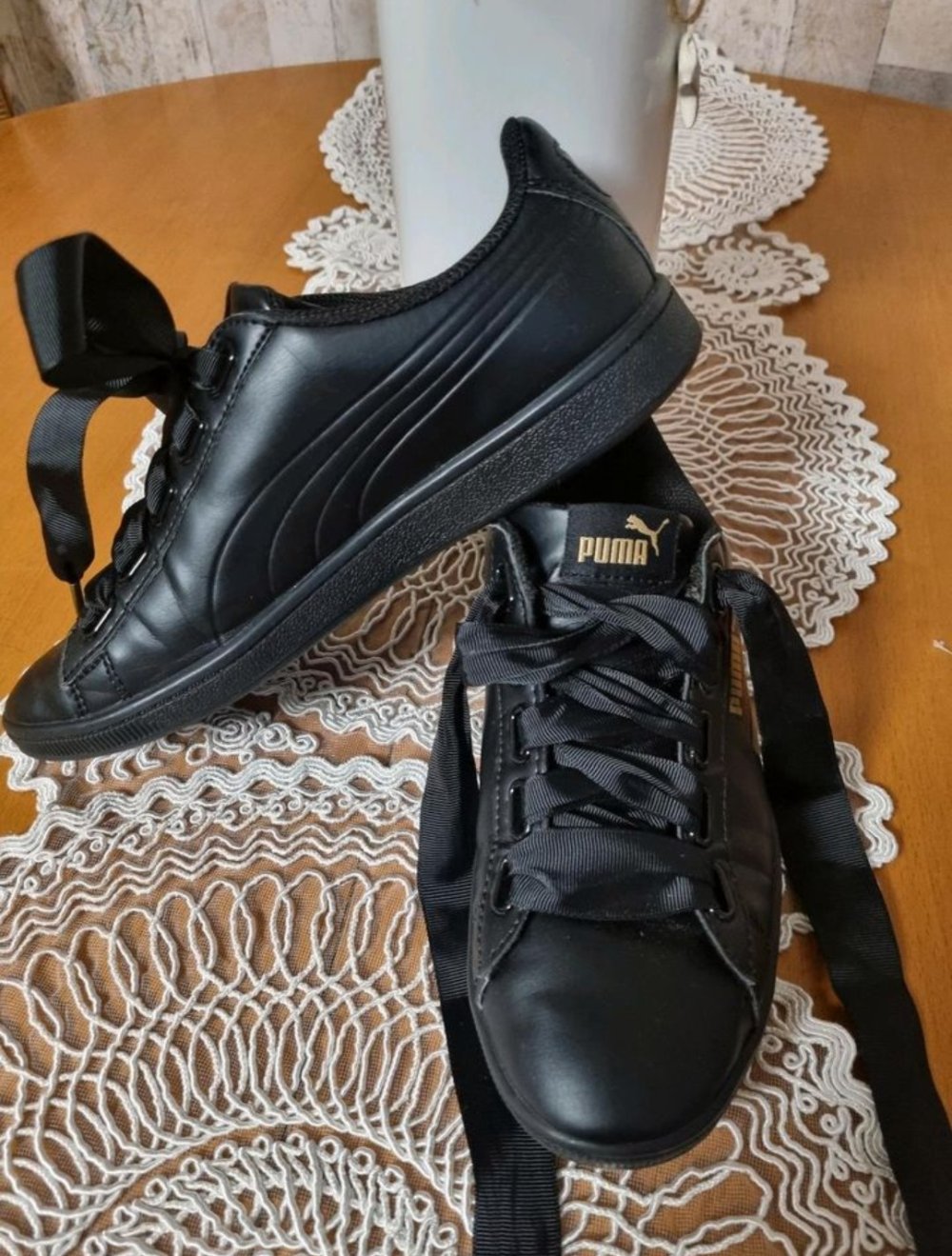 Puma Schuhe Gr. 38 Leder Sneaker Sportschuhe :: Kleiderkorb.at