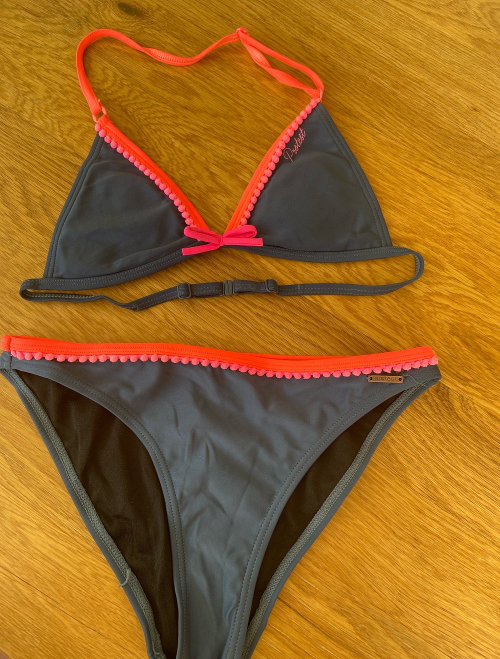 Bikini blau/rosa