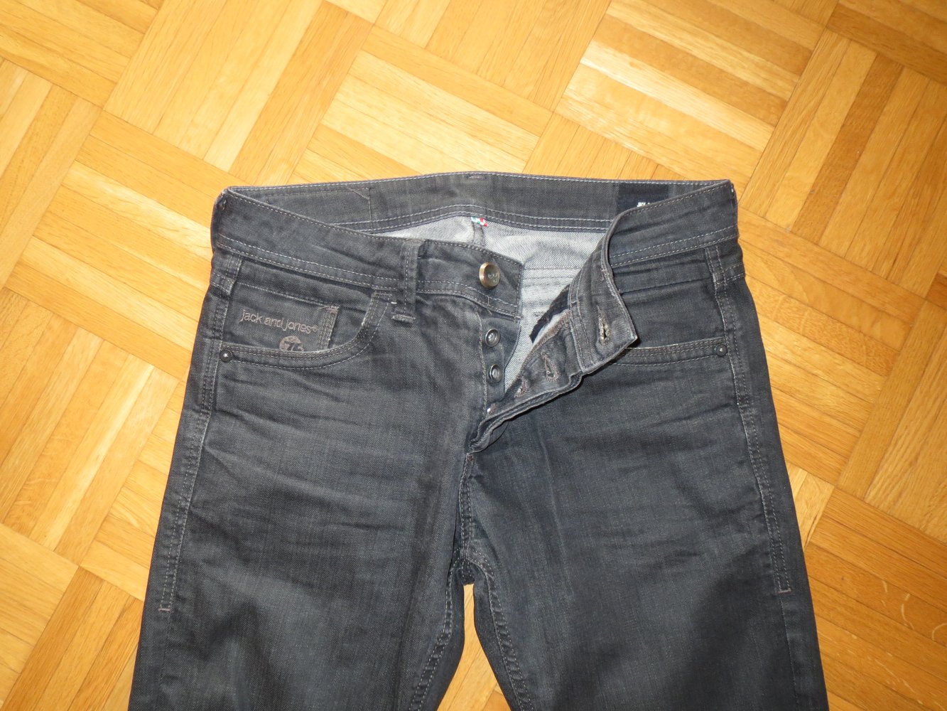 Jeans, Gr.30/32, schwarz
