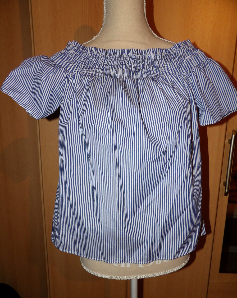 Bluse Streifen 36 38 Dorothy Parkins Schleife Schulterfrei 