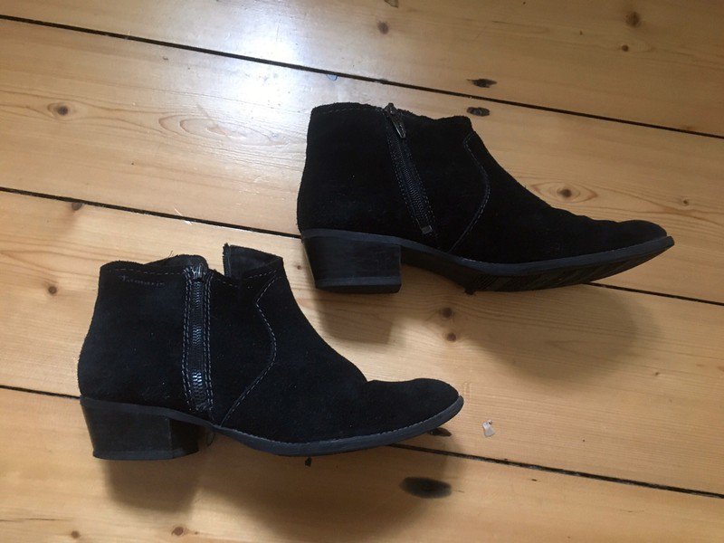 Stiefeletten aus echtem Wildleder *Mengenrabatt*